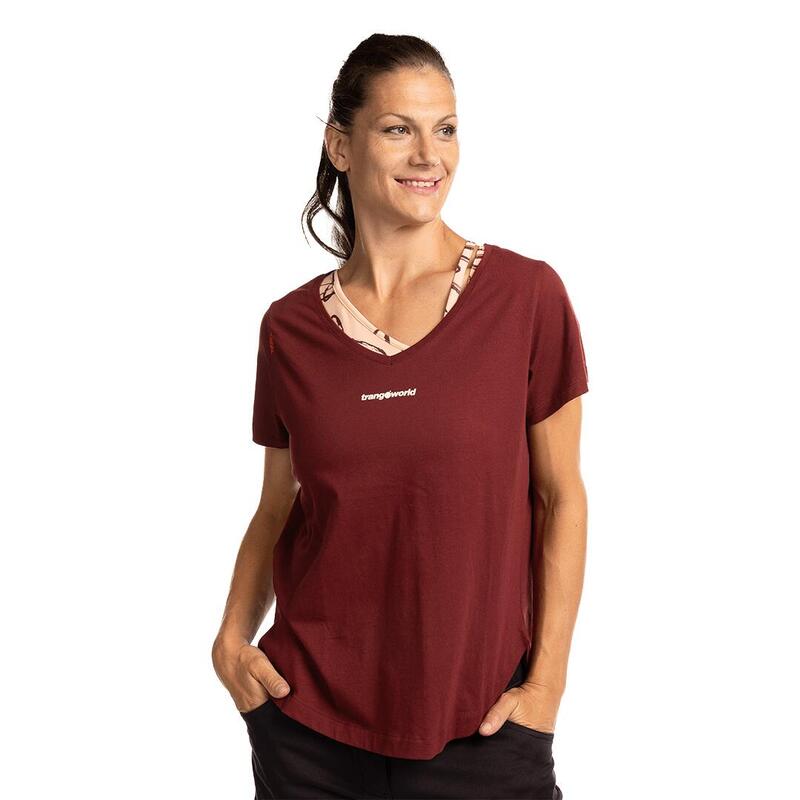 Camiseta para Mujer Trangoworld Garbi comb Rojo