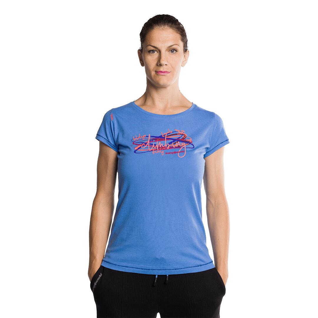 Camiseta para Mujer Trangoworld Cervia Azul 3/6