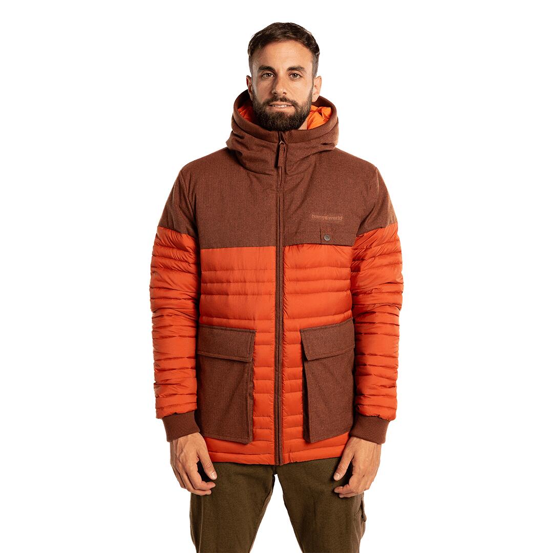 Plumífero para Hombre Trangoworld Datca Marrón/Naranja 180g 600cuin 3/7