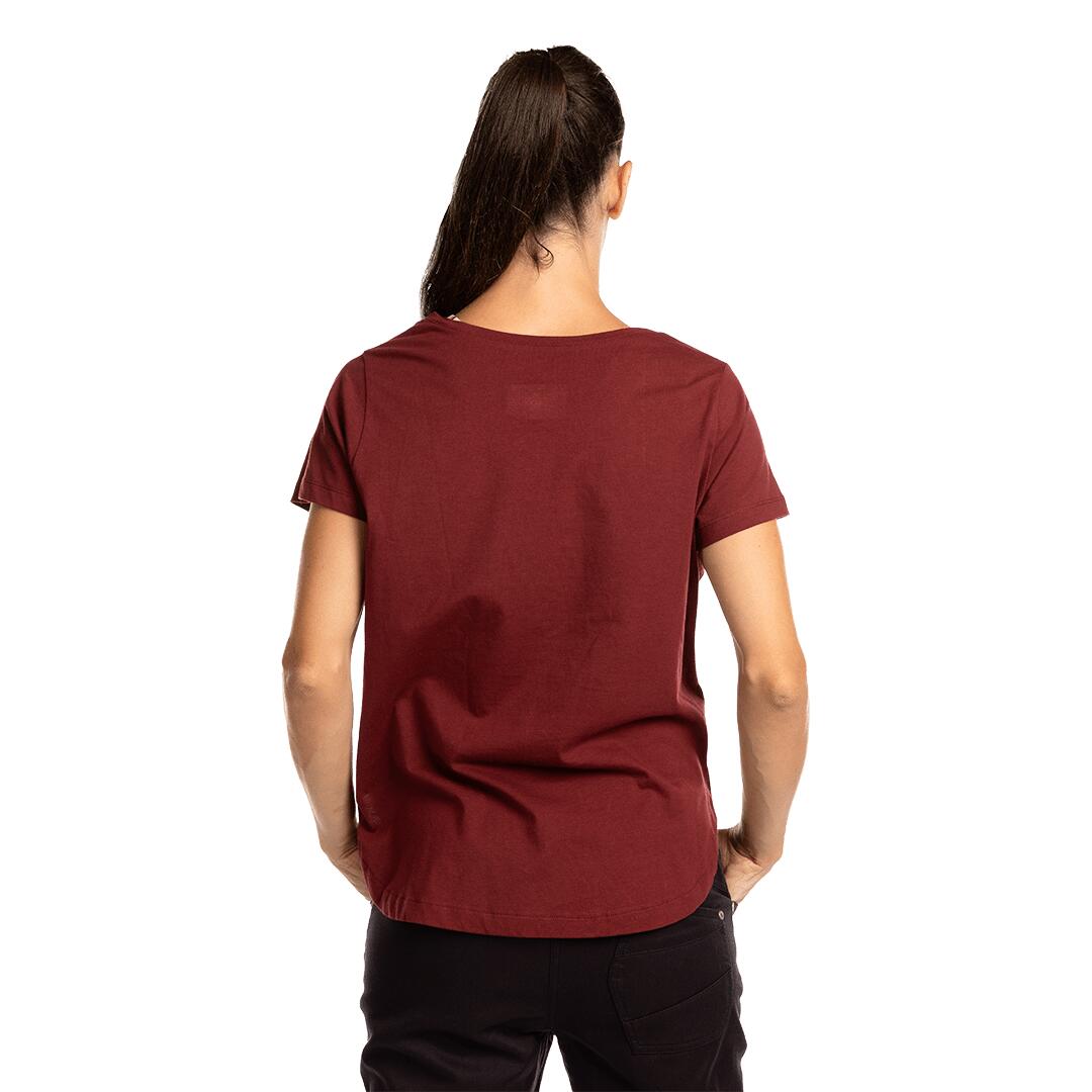 Camiseta para Mujer Trangoworld Garbi comb Rojo 7/7