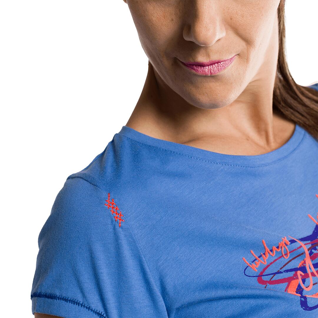 Camiseta para Mujer Trangoworld Cervia Azul 6/6