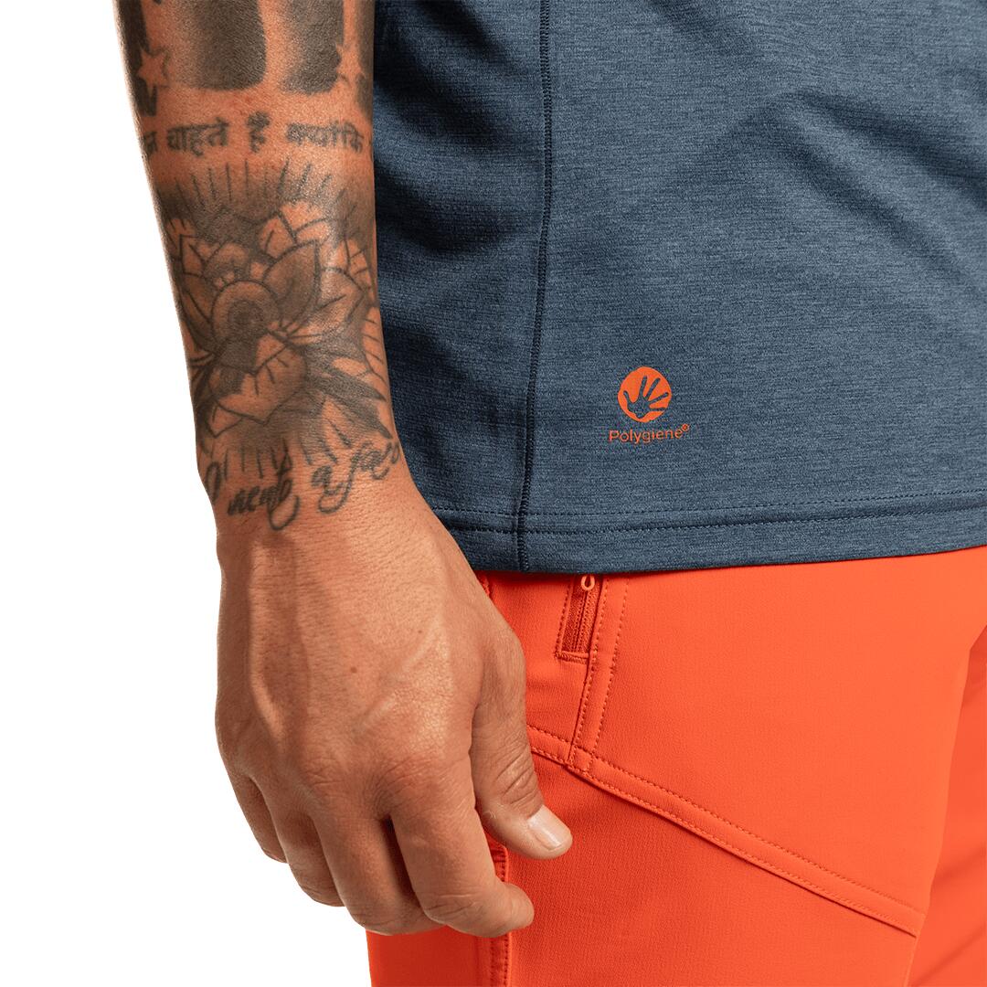 Camiseta para Hombre Trangoworld Trx2 pro short Azul 7/7