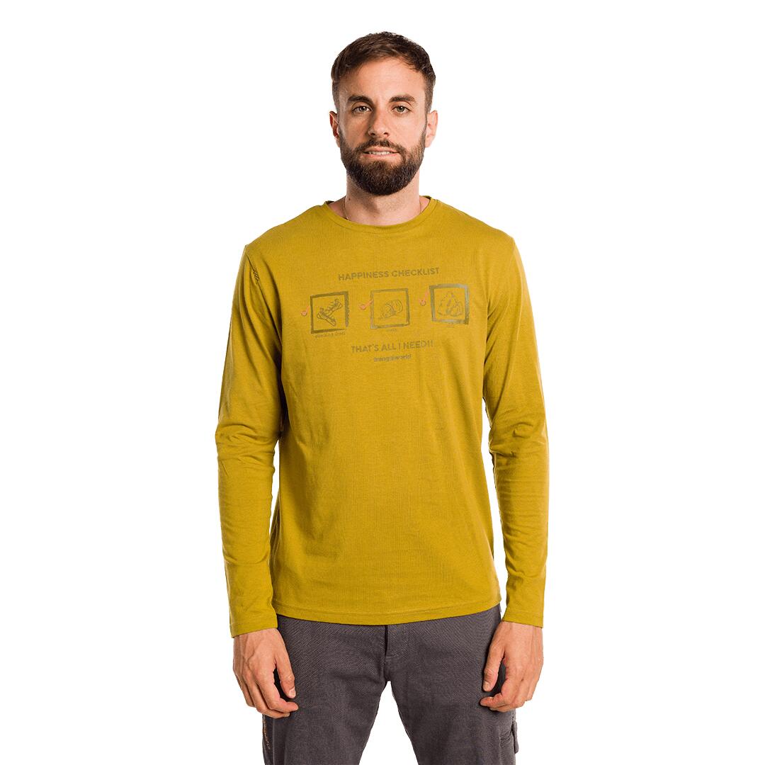 TRANGOWORLD Camiseta manga larga para Hombre Trangoworld Gerena Marrón
