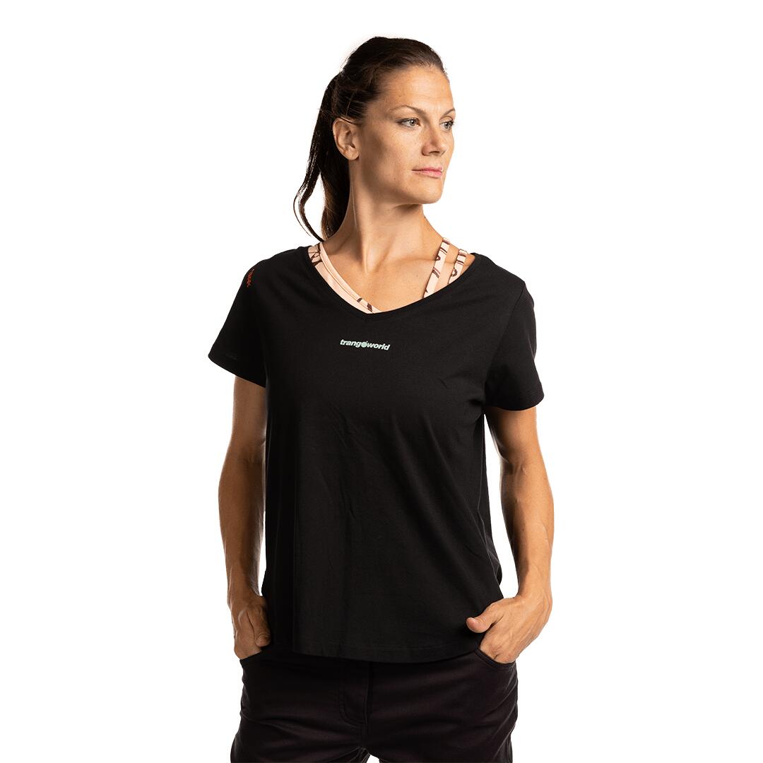 Camiseta para Mujer Trangoworld Garbi comb Negro 6/7