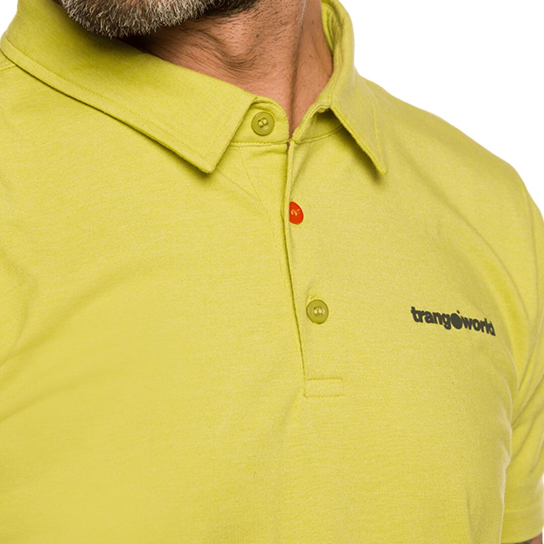 Polo manga corta para Hombre Trangoworld Finu Verde 7/7