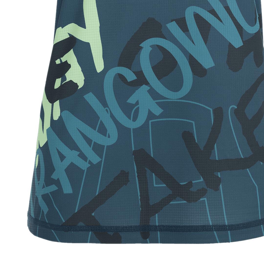 Camiseta de Trail Running para Mujer Trangoworld Laurel Azul 2/7