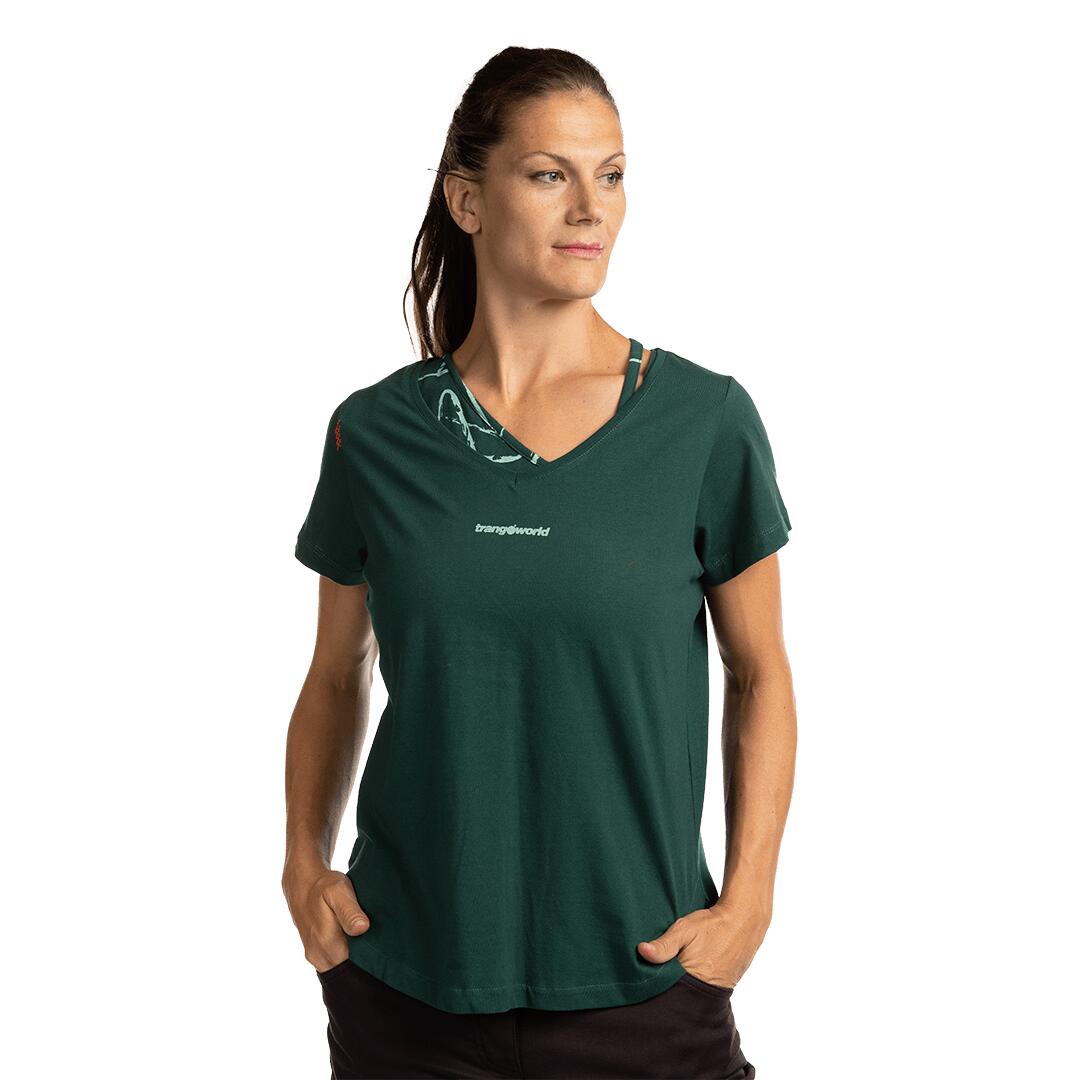 Camiseta para Mujer Trangoworld Garbi comb Verde 6/7