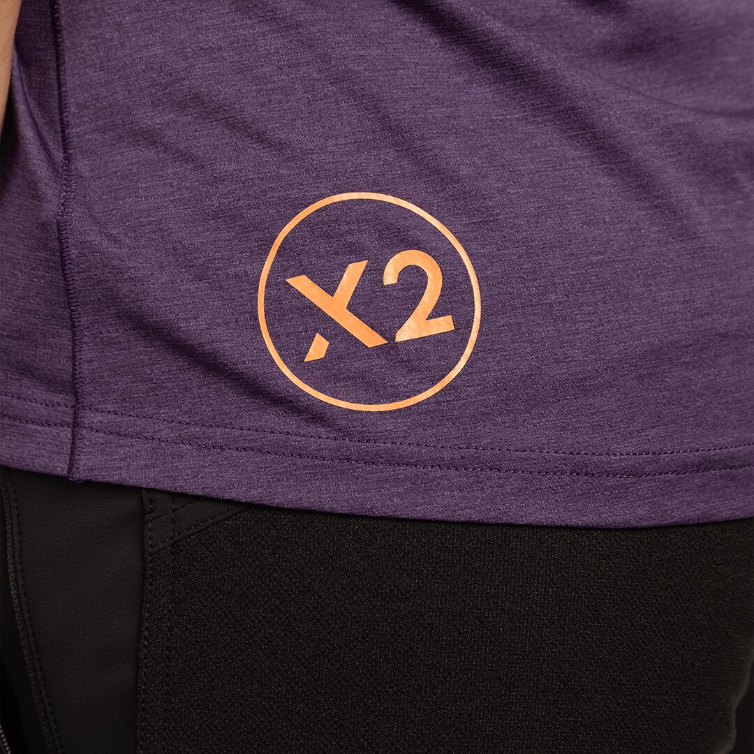 Camiseta para Mujer Trangoworld Trx2 wm pro short Morado 7/7