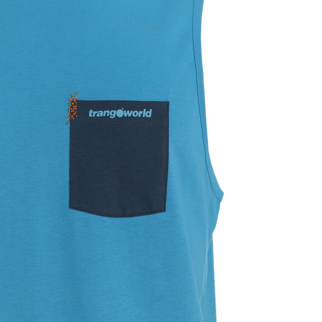 Camiseta para Hombre Trangoworld Anse Azul/Azul 2/5