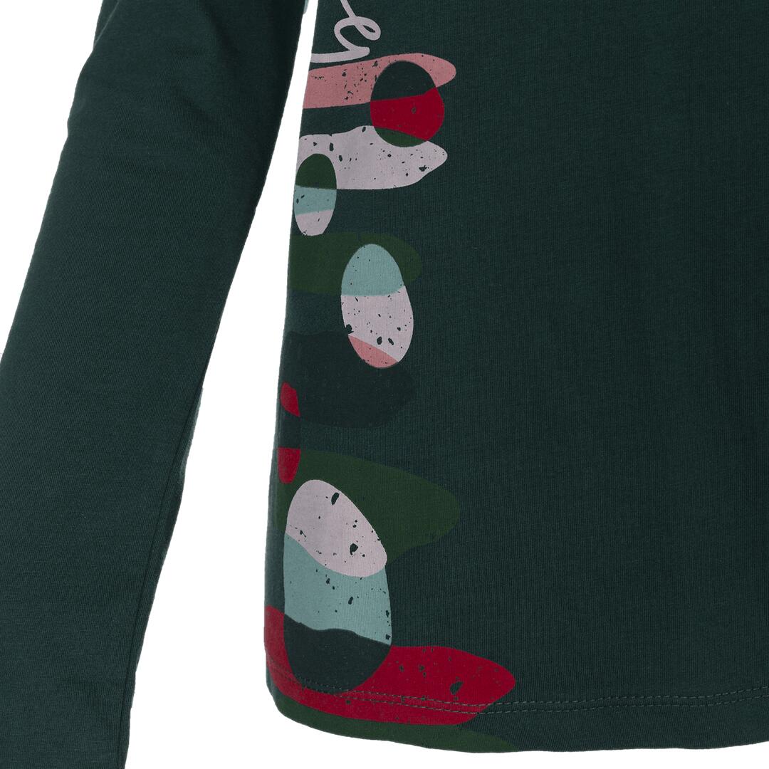 Camiseta manga larga para Mujer Trangoworld Ruesta Verde 2/5