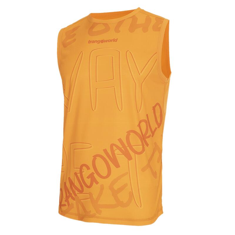 Camiseta de Trail Running para Hombre Trangoworld Champex Naranja