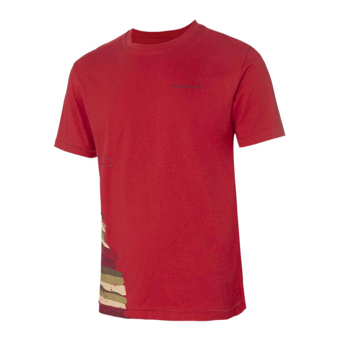 TRANGOWORLD Camiseta para Hombre Trangoworld Tolarp Rojo