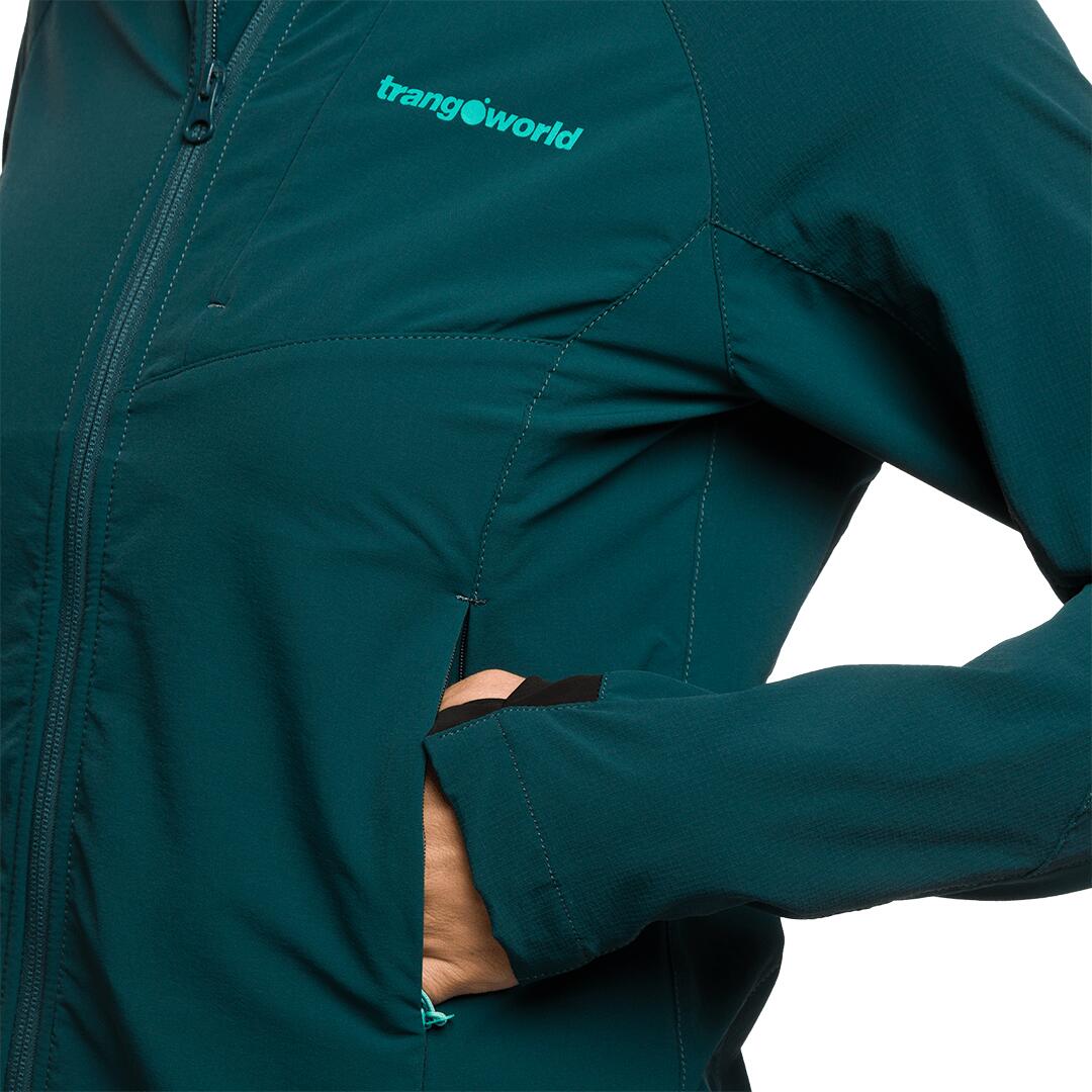 Softshell para Mujer Trangoworld Caillich Verde 7/7