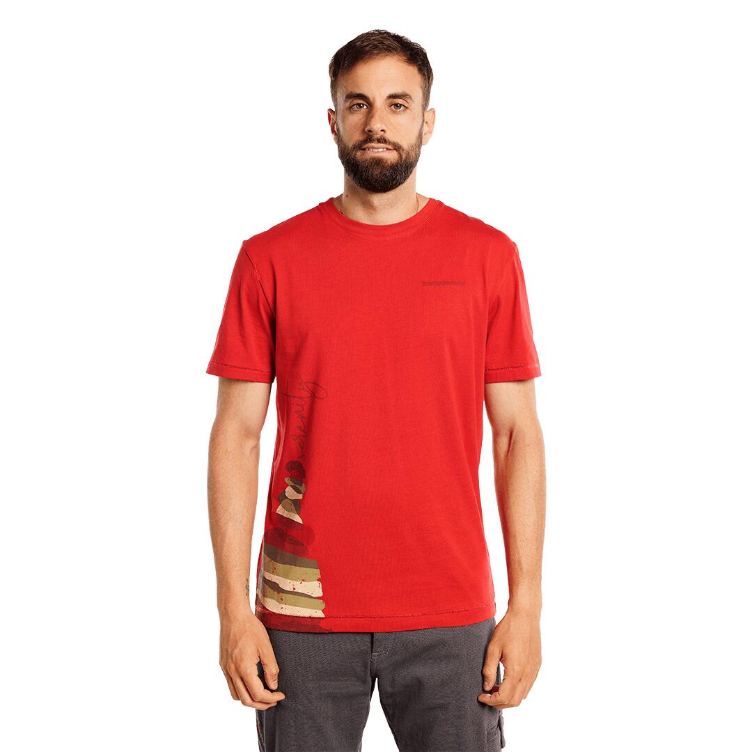 Camiseta para Hombre Trangoworld Tolarp Rojo 3/6