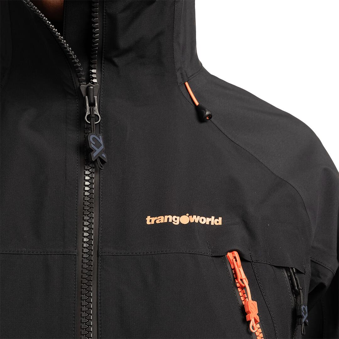 Chaqueta para Mujer Trangoworld Trx2 shell wm pro Negro/Negro/Rosa Impermeable 7/7