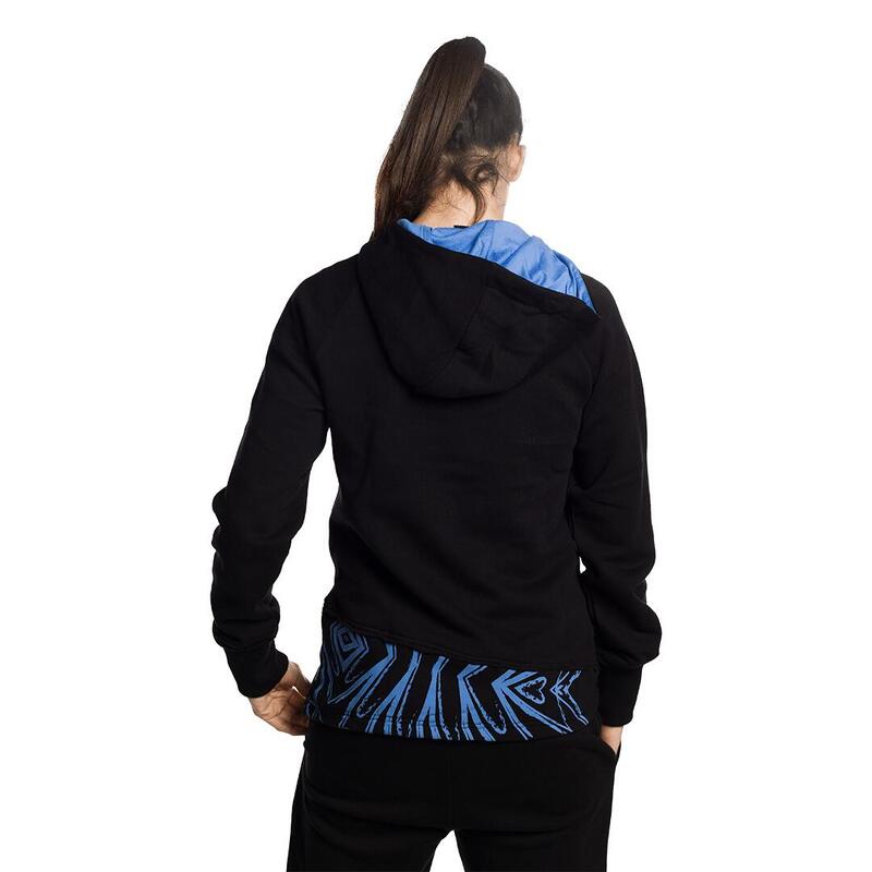 Sudadera para Mujer Trangoworld Rosendal Negro/Azul