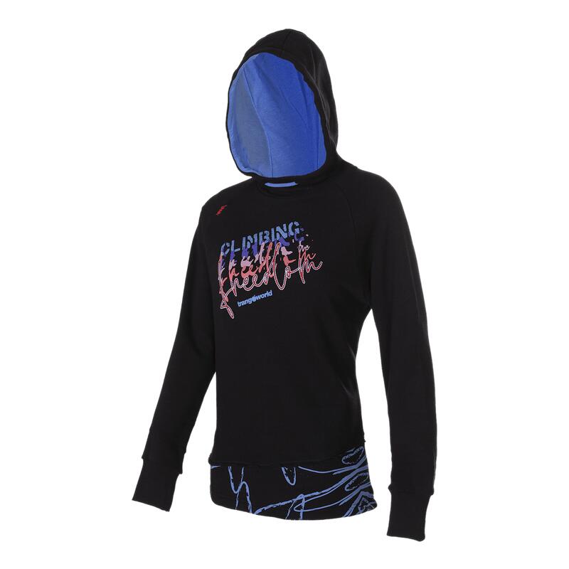 Sudadera para Mujer Trangoworld Rosendal Negro/Azul