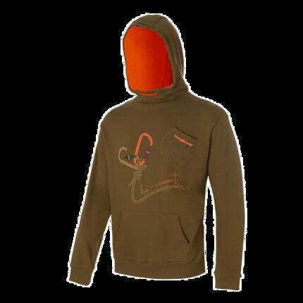 Sudadera para Hombre Trangoworld Disconnect Negro/Naranja