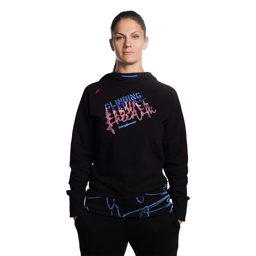 Sudadera para Mujer Trangoworld Rosendal Negro/Azul 3/6