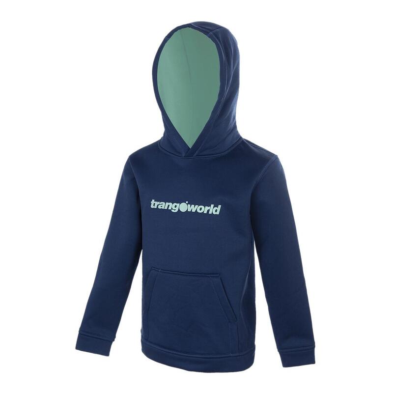 Sudadera para niños Trangoworld Kura Negro/Naranja