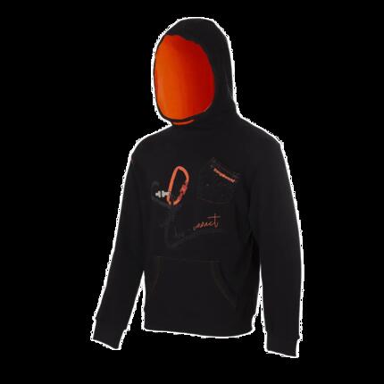 Sudadera para Hombre Trangoworld Disconnect Negro/Naranja