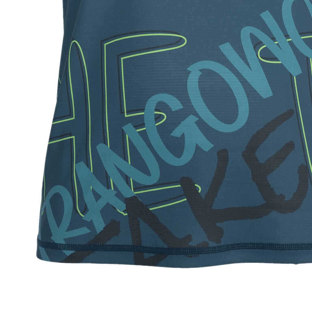 Camiseta de Trail Running para Hombre Trangoworld Champex Azul 2/7