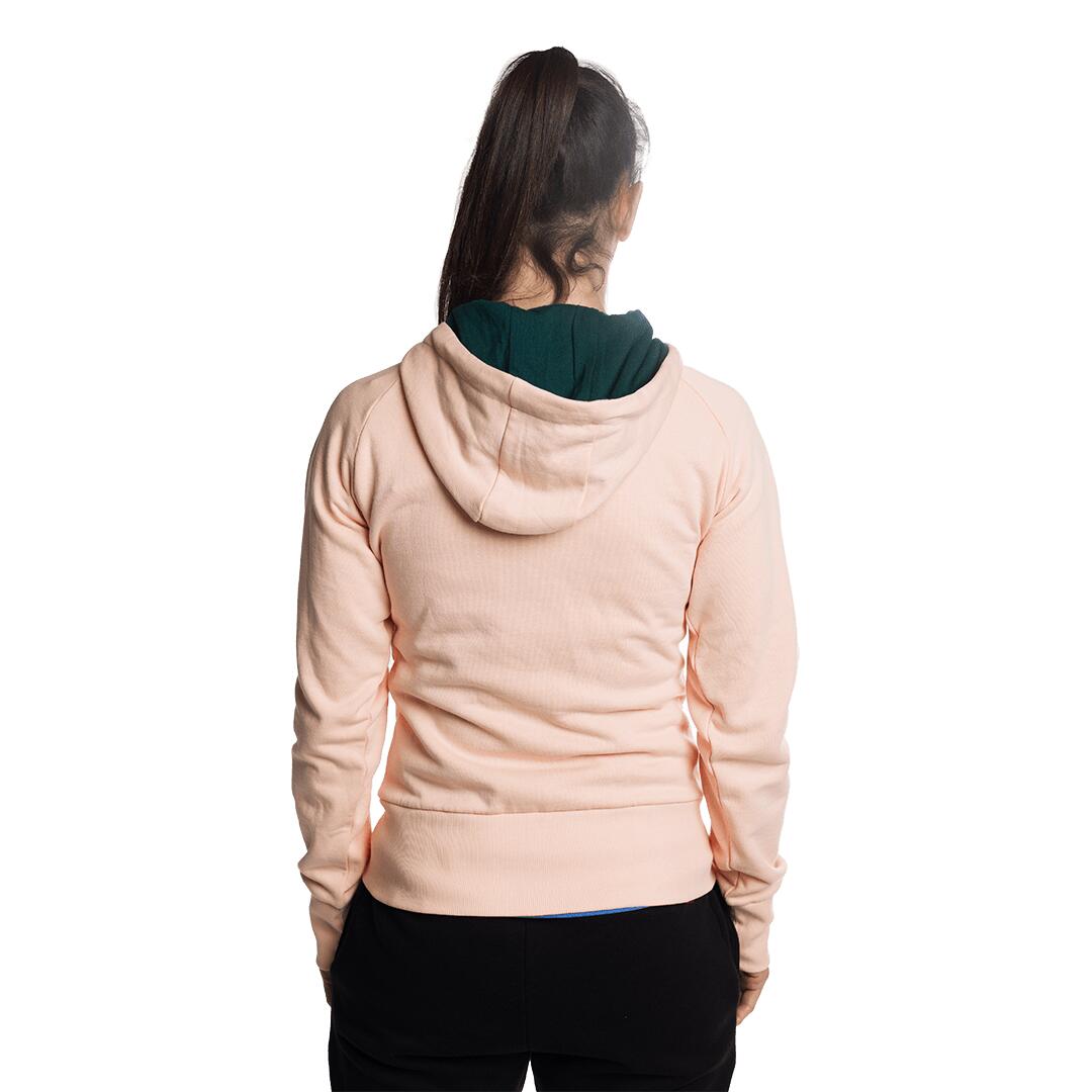 Sudadera con cremallera para Mujer Trangoworld Serenity Naranja/Verde 4/6