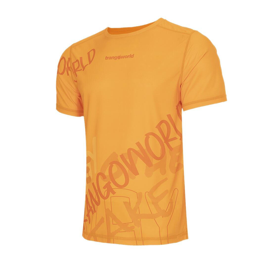 Camiseta de Trail Running para Hombre Trangoworld Fouly Naranja 1/5