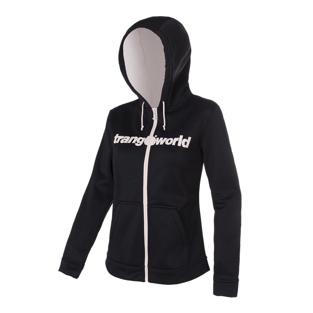 TRANGOWORLD Sudadera con cremallera para Mujer Trangoworld Liena Negro/Rosa