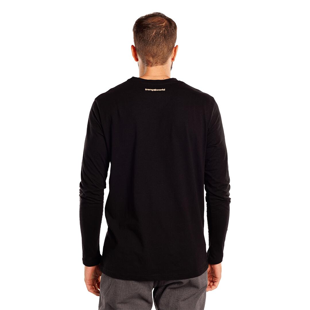 Camiseta manga larga para Hombre Trangoworld Gerena Negro 4/5