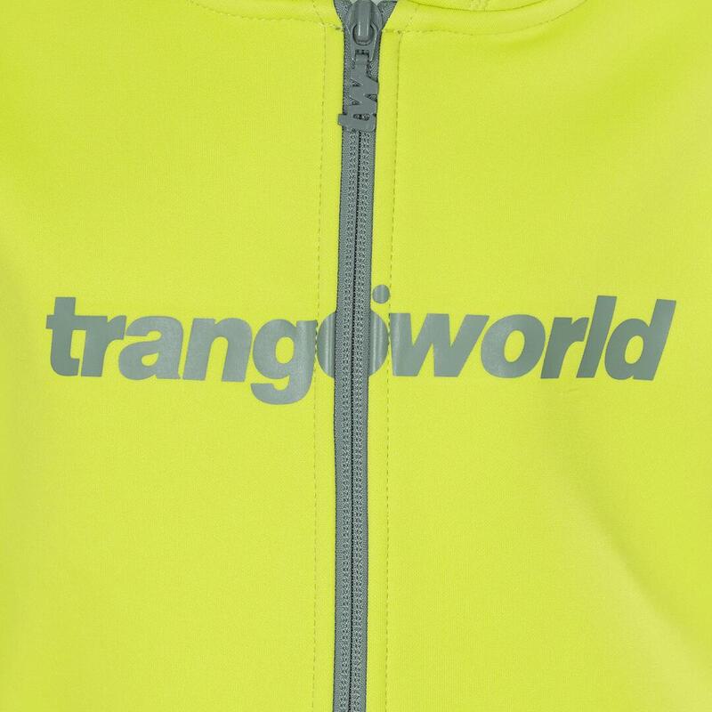 Sudadera con cremallera para niños Trangoworld Oby Verde/Verde