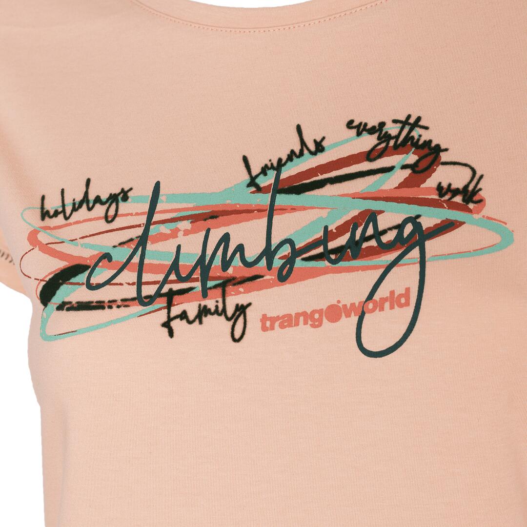 Camiseta para Mujer Trangoworld Cervia Naranja 2/6