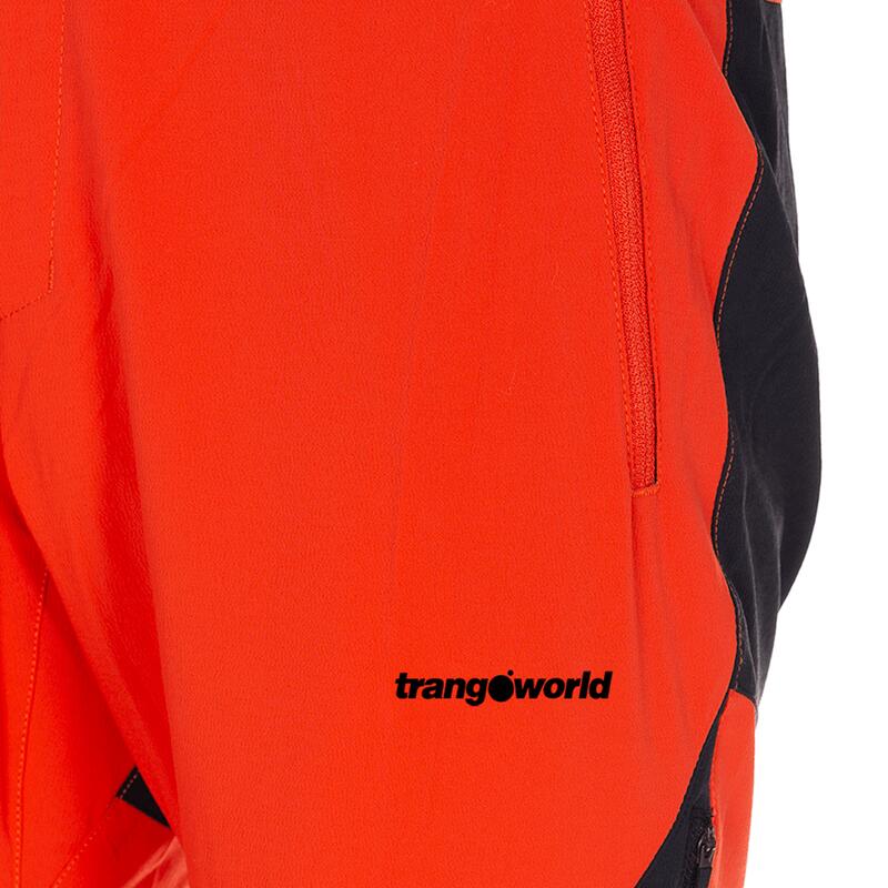 Pantalón para Hombre Trangoworld Muley th Naranja/Negro/Negro protección UV+30