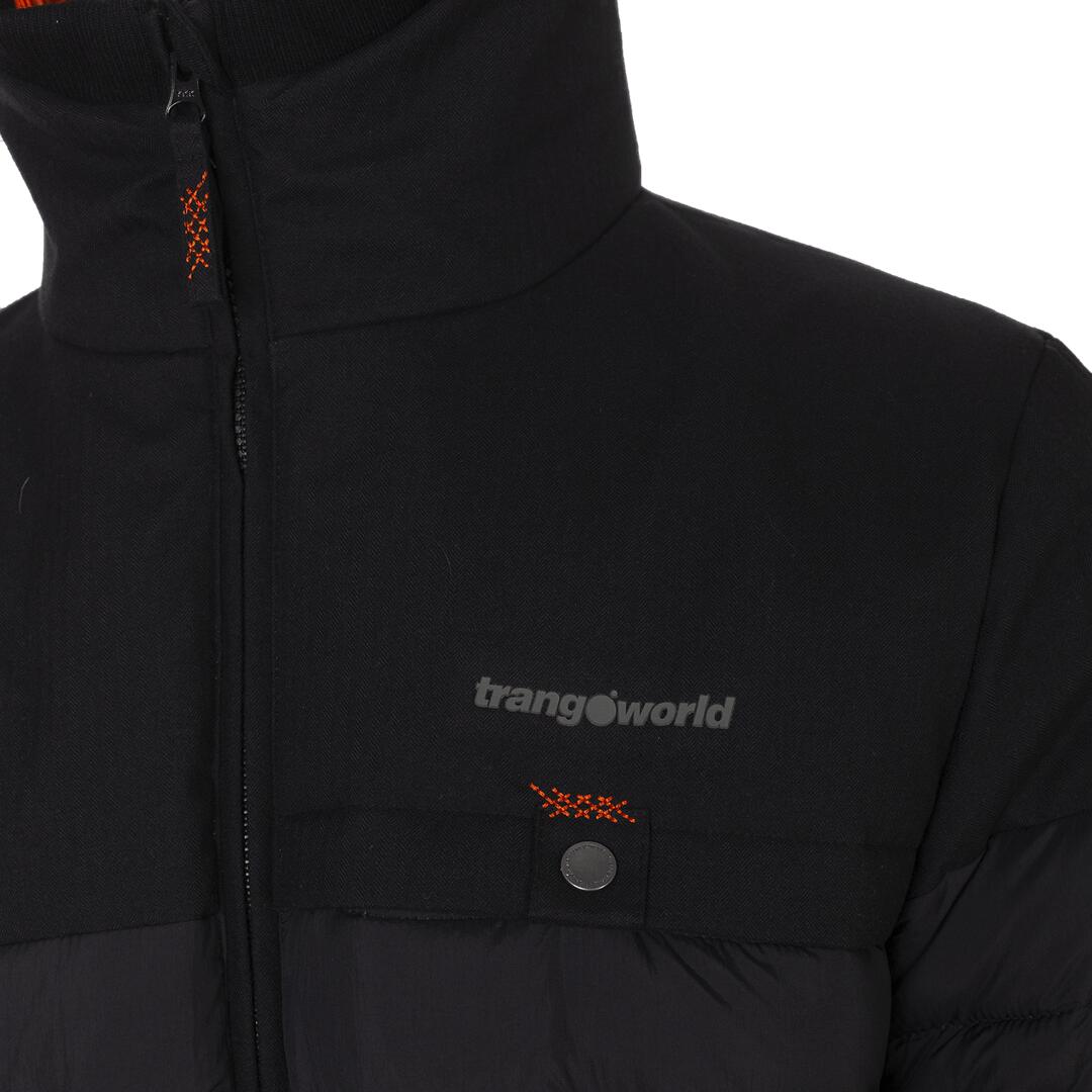 Plumífero para Hombre Trangoworld Datca Negro/Naranja 180g 600cuin 2/7