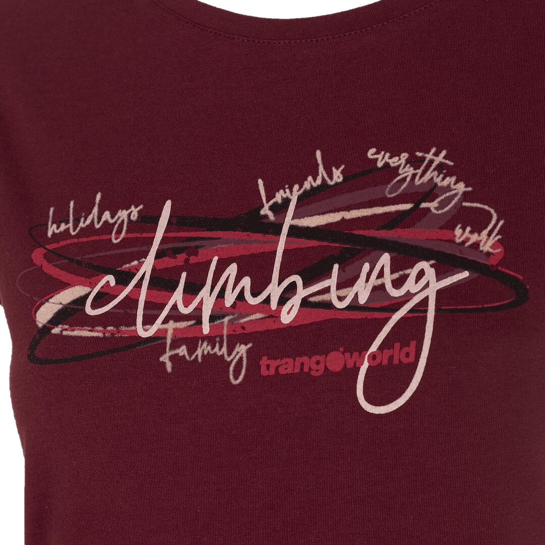 Camiseta para Mujer Trangoworld Cervia Rojo 2/6