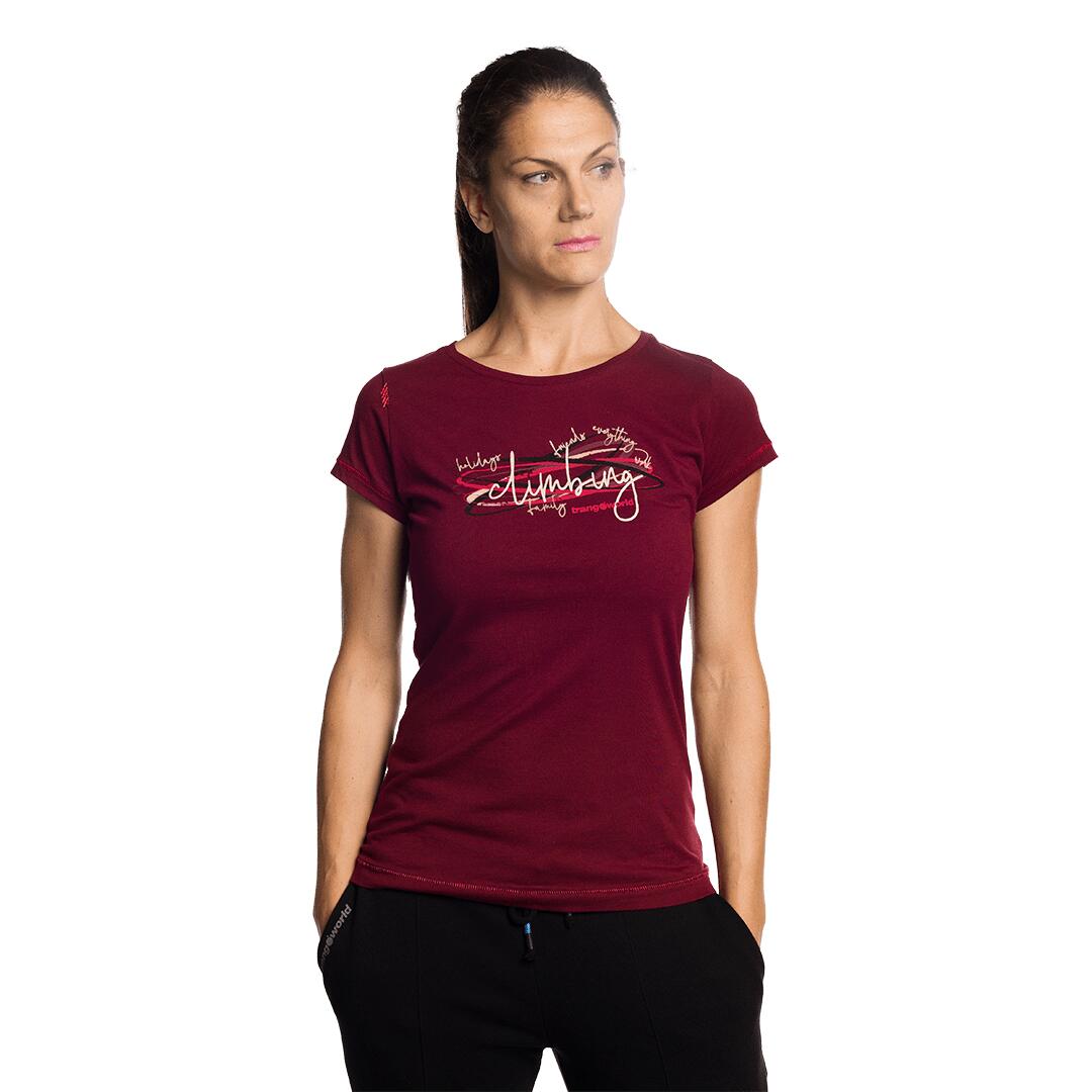 Camiseta para Mujer Trangoworld Cervia Rojo 3/6