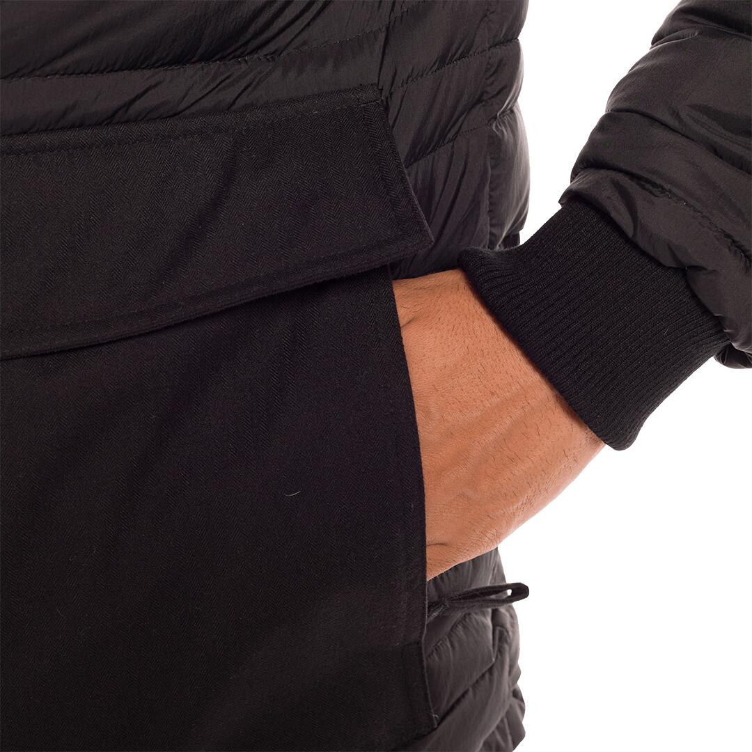 Plumífero para Hombre Trangoworld Datca Negro/Naranja 180g 600cuin 6/7
