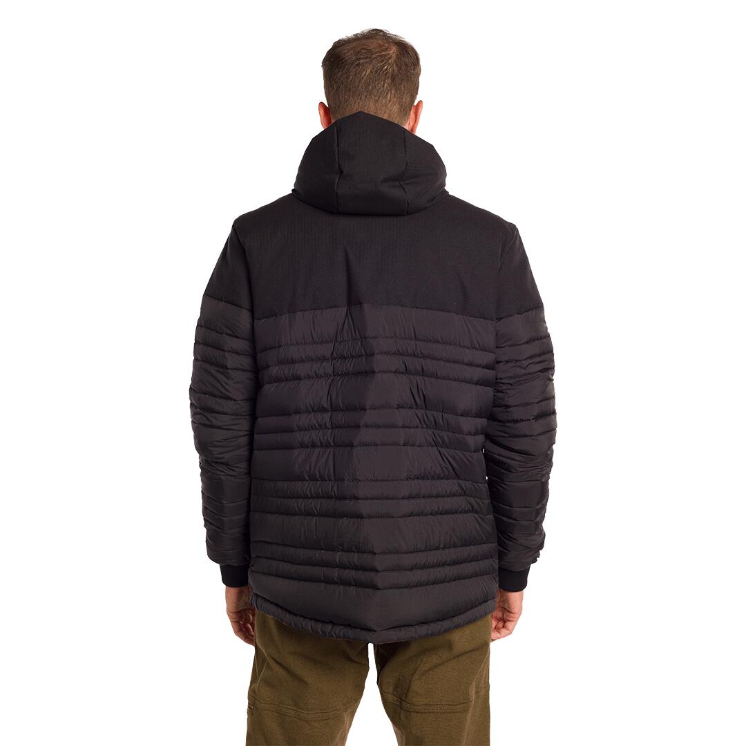 Plumífero para Hombre Trangoworld Datca Negro/Naranja 180g 600cuin 4/7