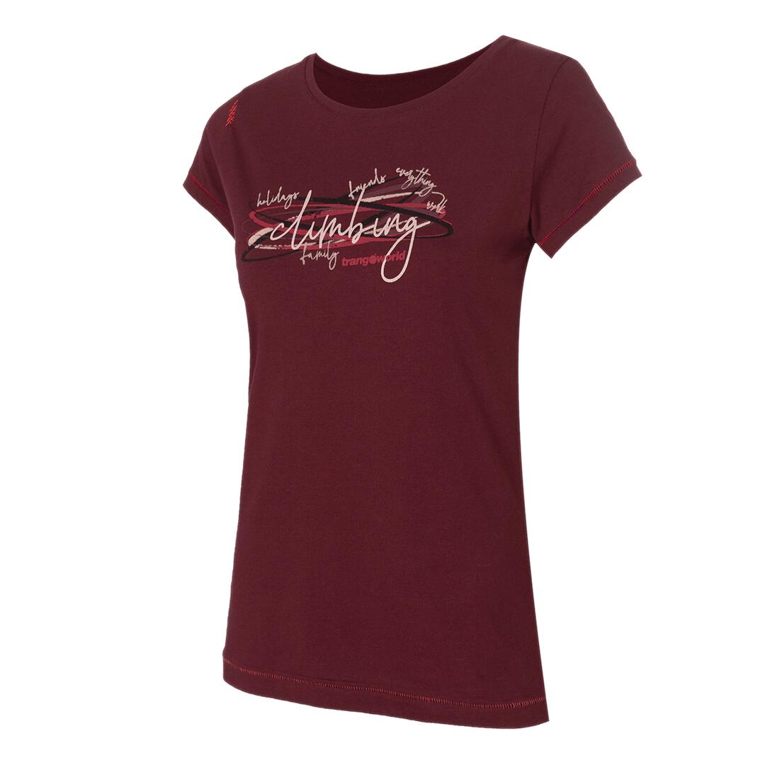 TRANGOWORLD Camiseta para Mujer Trangoworld Cervia Rojo