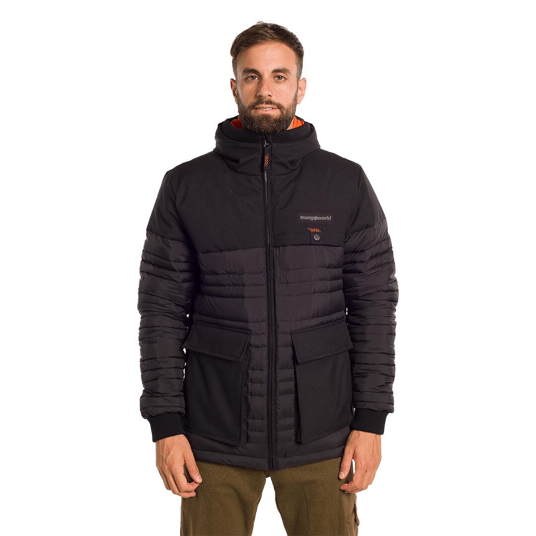 Plumífero para Hombre Trangoworld Datca Negro/Naranja 180g 600cuin 3/7