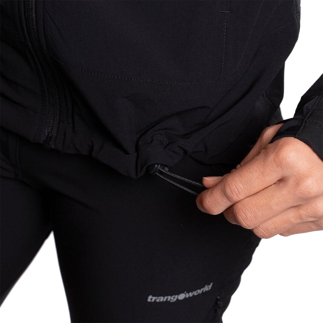 Softshell para Mujer Trangoworld Caillich Negro 7/7