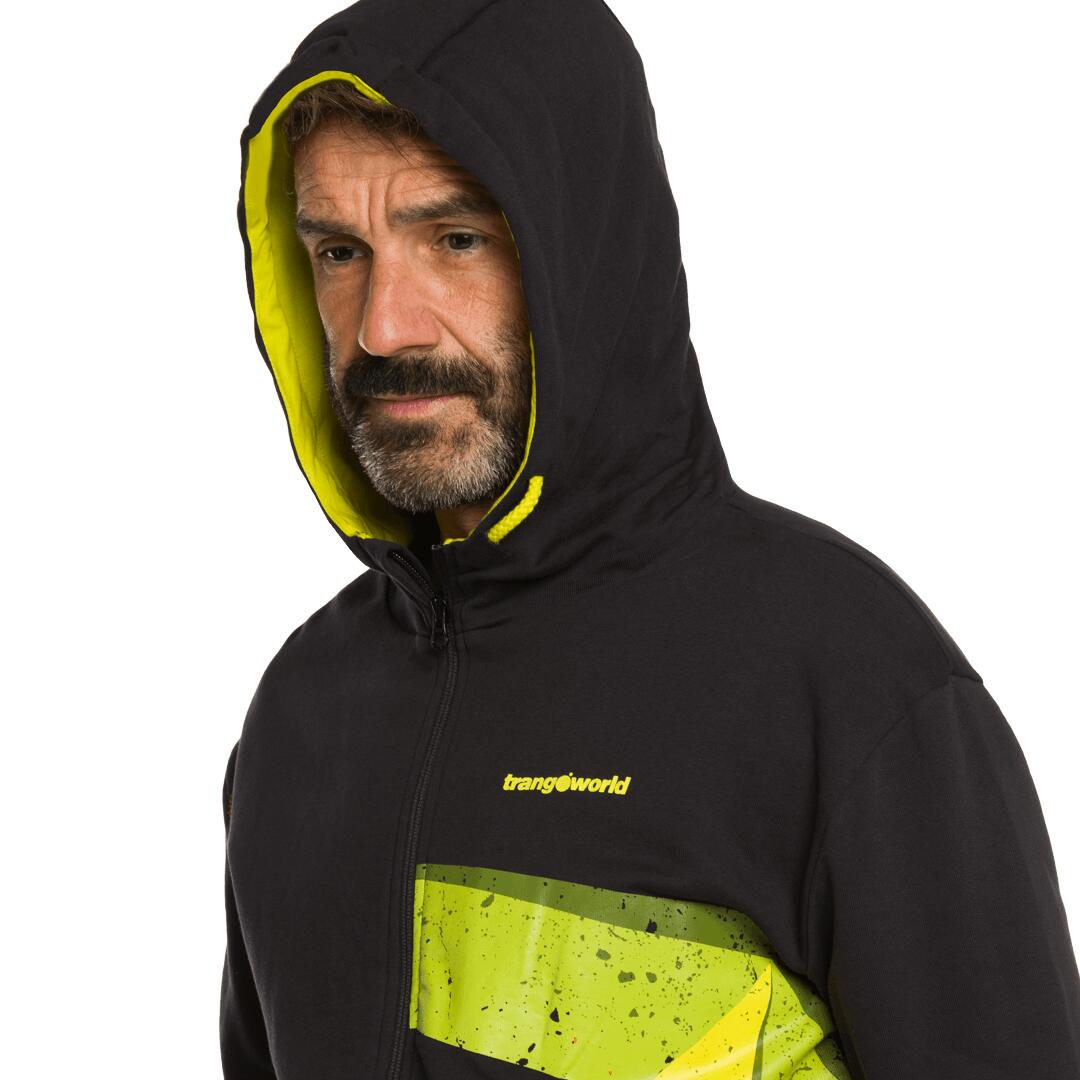 Chaqueta para Hombre Trangoworld Bigz Negro/Amarillo 7/7