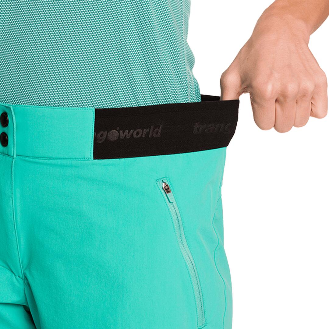 Pantalones cortos para Mujer Trangoworld Stora Azul/Verde 7/7