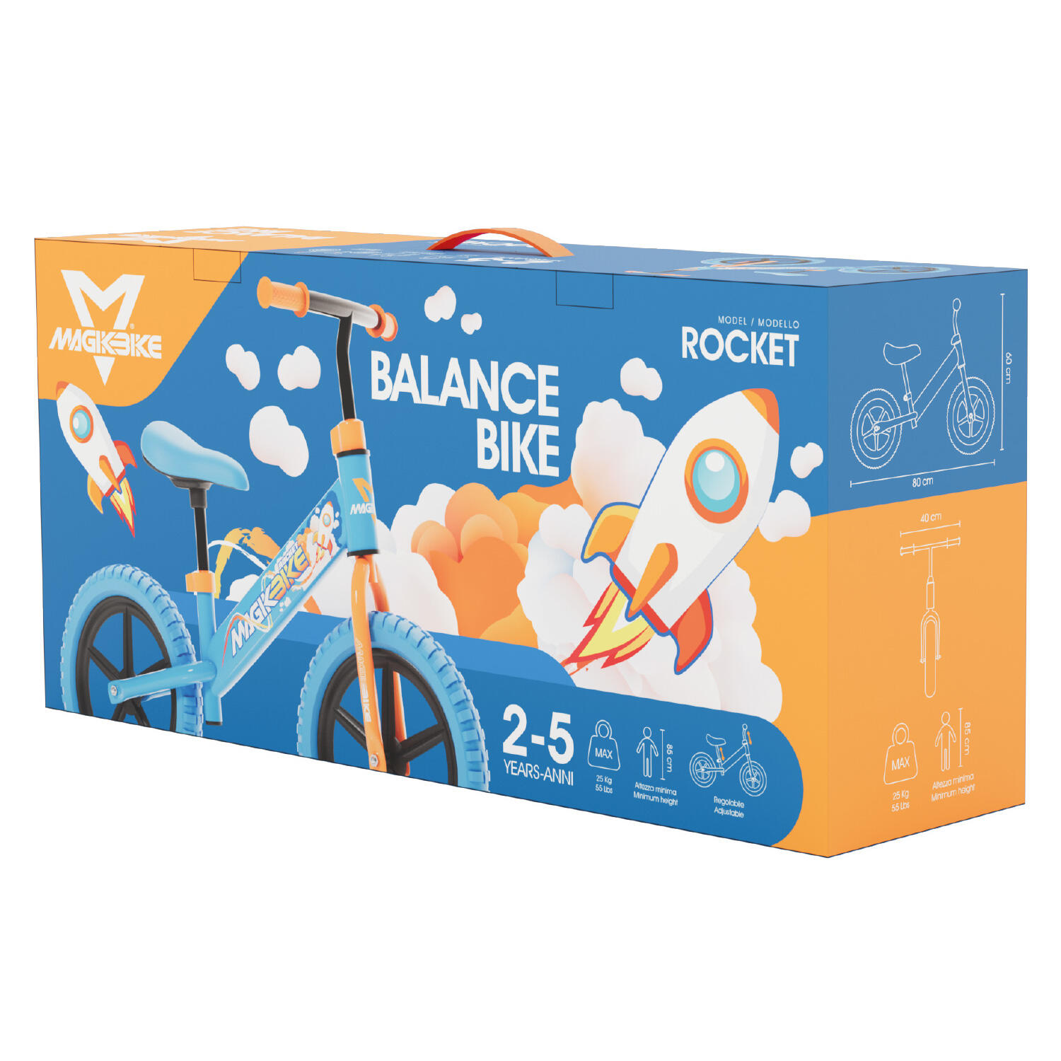 Draisienne 12 Pouces Rocket 2-5 Ans 2/2