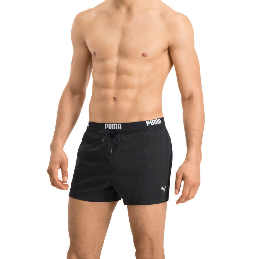 Costume da bagno uomo Puma Swim logo short Nero 2/5
