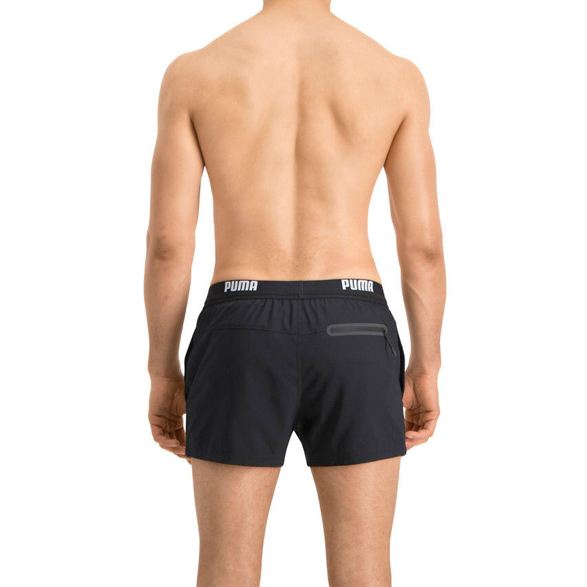 Costume da bagno uomo Puma Swim logo short Nero 3/5