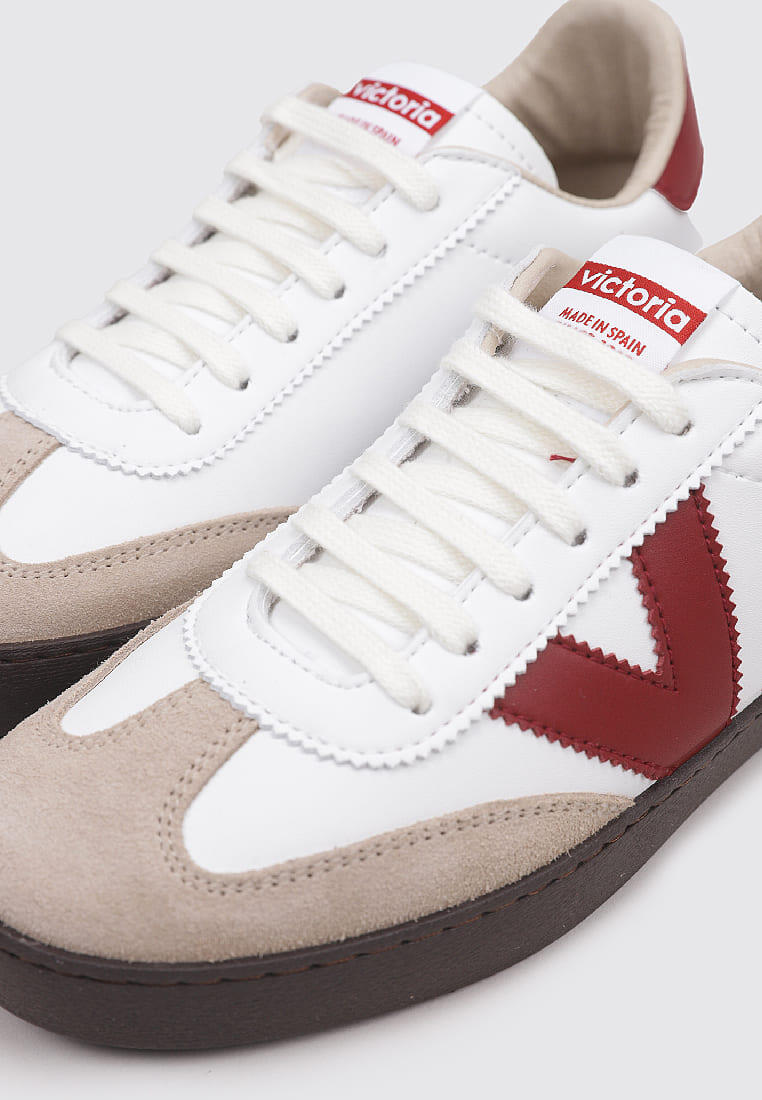 Zapatillas Deportivas Victoria BERLIN CICLISTA EFECTO PIEL & SERRAJE Blanc 3/5