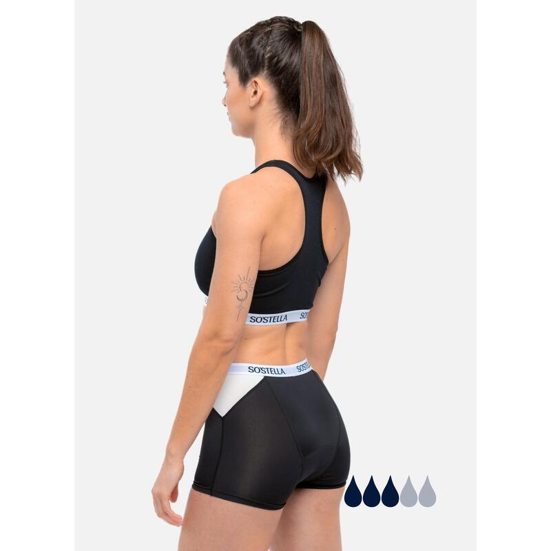 Boxer Menstruel de sport - Flux moyen - Le n°12