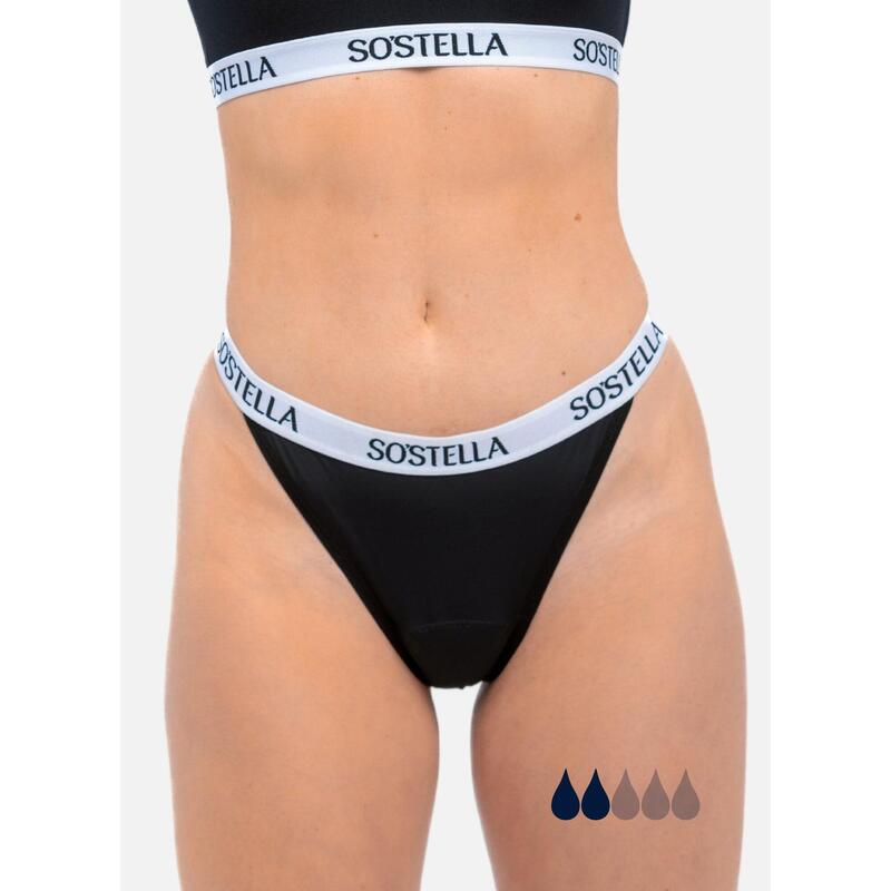 Tanga menstrual deportivo - Absorbente y transpirable - El N°2