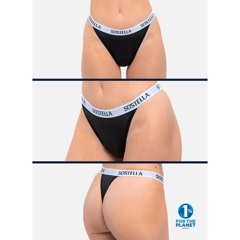 Tanga menstrual deportivo - Absorbente y transpirable - El N°2